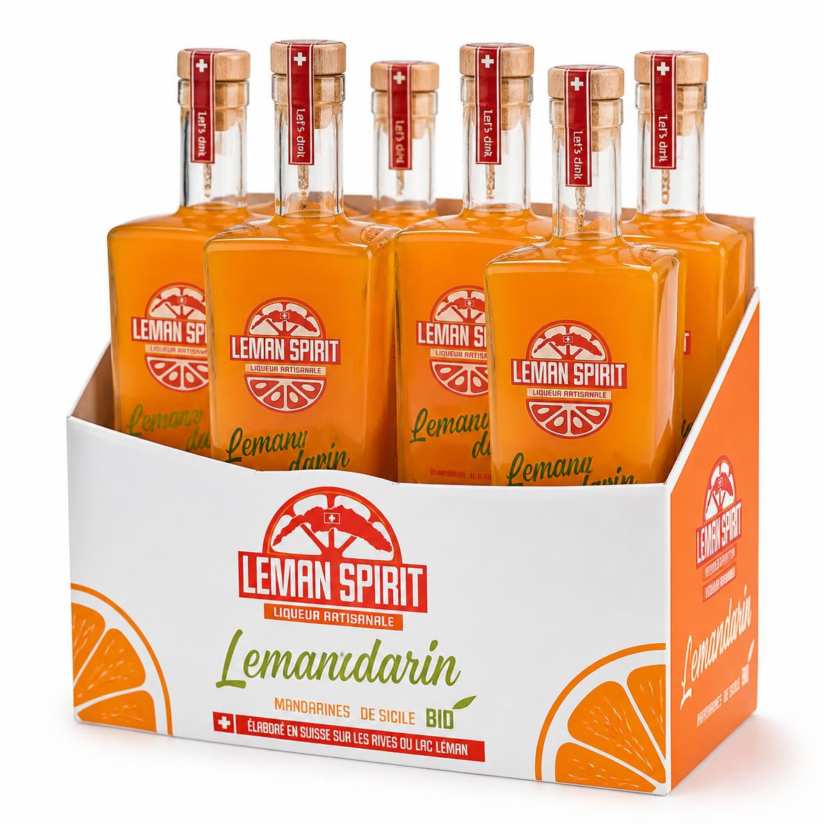 Carton de 6 bouteilles de Lemandarin artisanal — 0,5 L