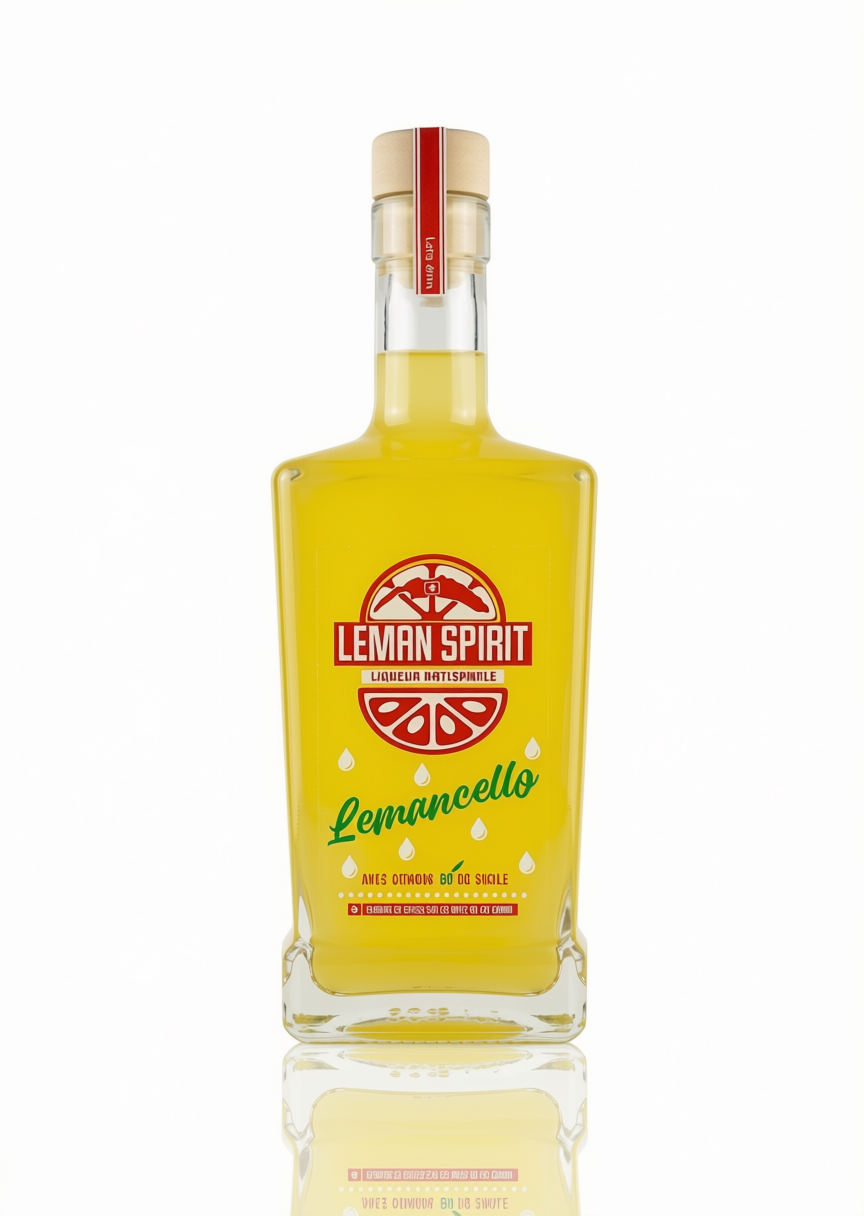 Lemancello — Liqueur Artisanale au Citron BIO de Sicile | 0.5L · 32%