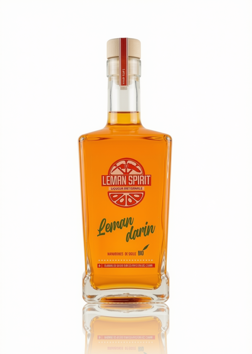 Lemandarin — Liqueur Artisanale à la Mandarine BIO de Sicile | 0.5L · 32%
